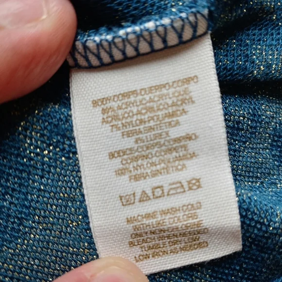 Free People Starlight Bodycon Mesh Mini Teal Gold Dress Size XS - Picture 7 of 10